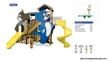 Ahşap Çocuk Oyun Parkı AKMP-156