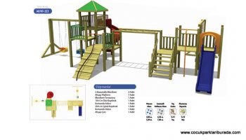 Ahşap Çocuk Oyun Parkı AKMP-153