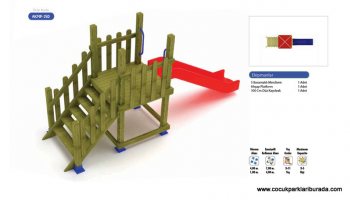 Ahşap Çocuk Oyun Parkı AKMP-150