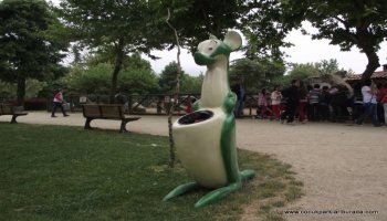 Kanguru Ayıcık Palyaço Çöp Kovası TPE-008